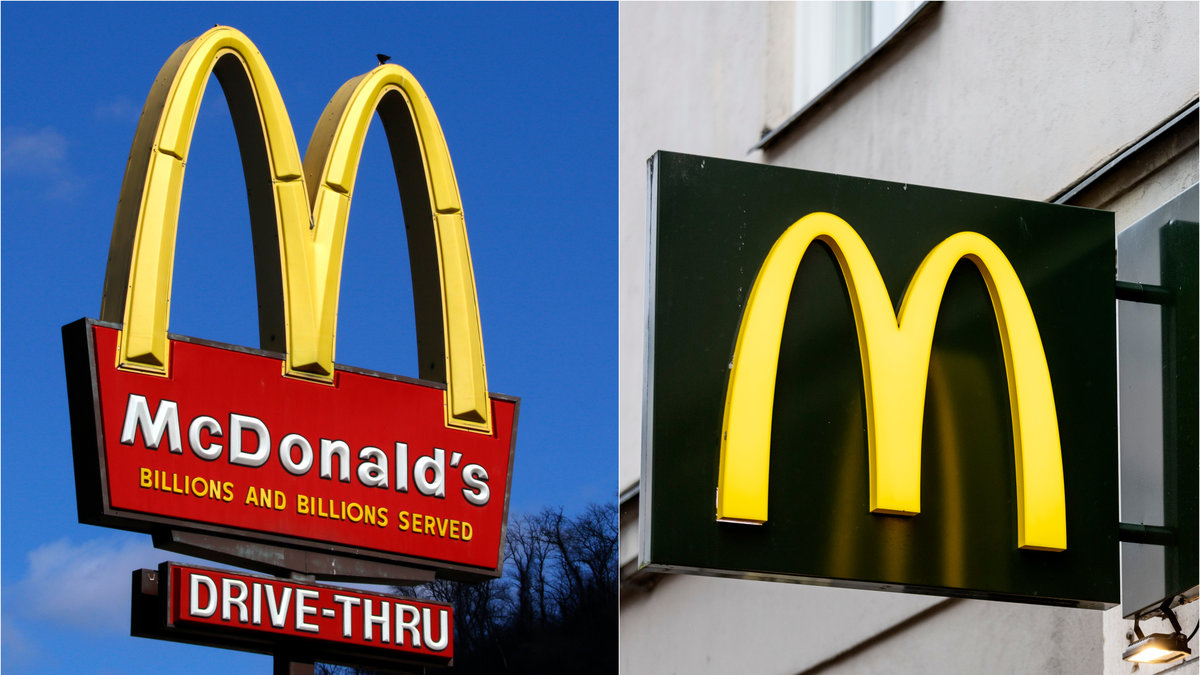 Har du tänkt på varför McDonald's välkända skyltar har olika färger i olika länder?